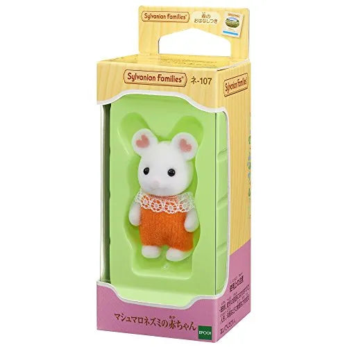 Sylvanian Families - Marshmallow Mouse Baby (Epoch)ㅤ – Epoch As Manufacturer – ActionFigure Brasil