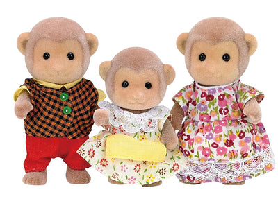Sylvanian Families - Monkey Family (Epoch)ㅤ – Epoch As Manufacturer – ActionFigure Brasil