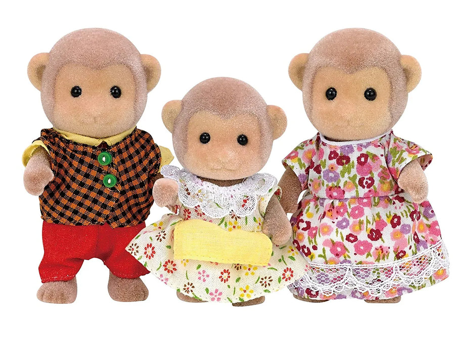 Sylvanian Families - Monkey Family (Epoch)ㅤ – Epoch As Manufacturer – ActionFigure Brasil