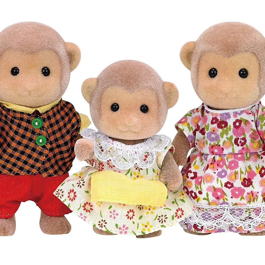 Sylvanian Families - Monkey Family (Epoch)ㅤ – Epoch As Manufacturer – ActionFigure Brasil