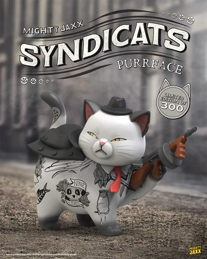 SyndiCats Purrface - LIMITED EDITION: 300 – Mighty Jaxx – ActionFigure Brasil