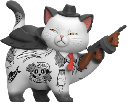 SyndiCats Purrface - LIMITED EDITION: 300 – Mighty Jaxx – ActionFigure Brasil