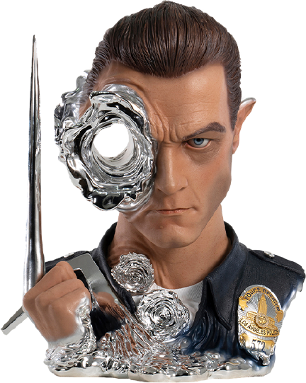T-1000 Art Mask Deluxe - LIMITED EDITION: 1991 (Deluxe Version) – PureArts – ActionFigure Brasil