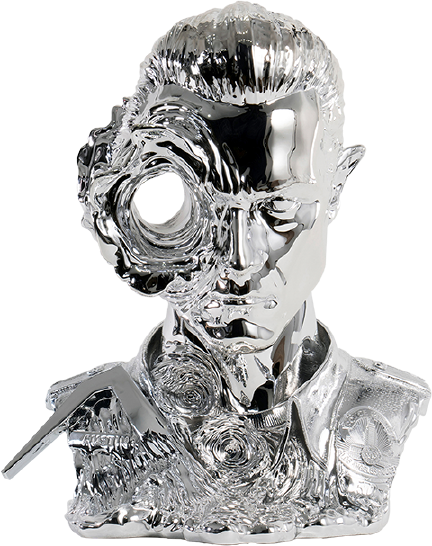 T-1000 Art Mask (Liquid Metal) - LIMITED EDITION: 1000 – PureArts – ActionFigure Brasil