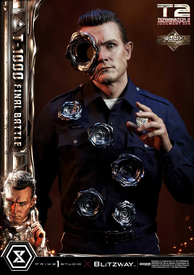 T-1000 (Deluxe Bonus Version) Terminator 2: Judgment Day – Prime1Studio – ActionFigure Brasil