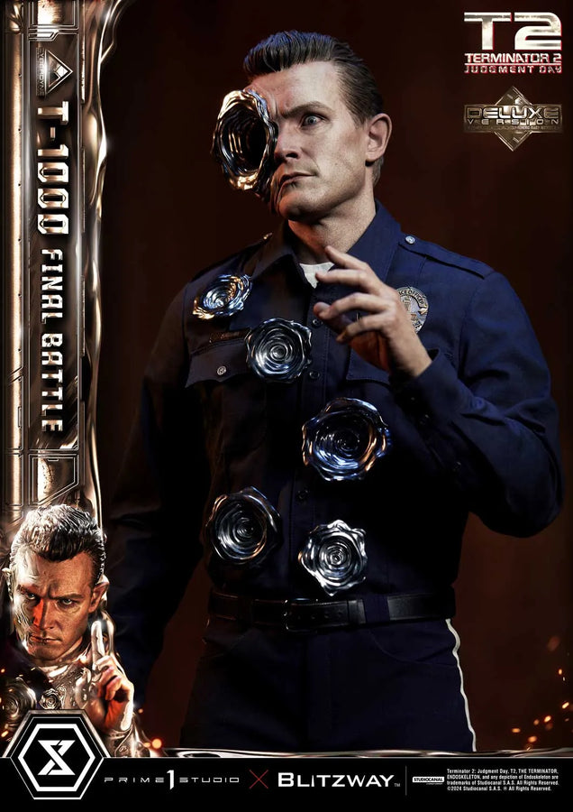 T-1000 (Deluxe Bonus Version) Terminator 2: Judgment Day – Prime1Studio – ActionFigure Brasil