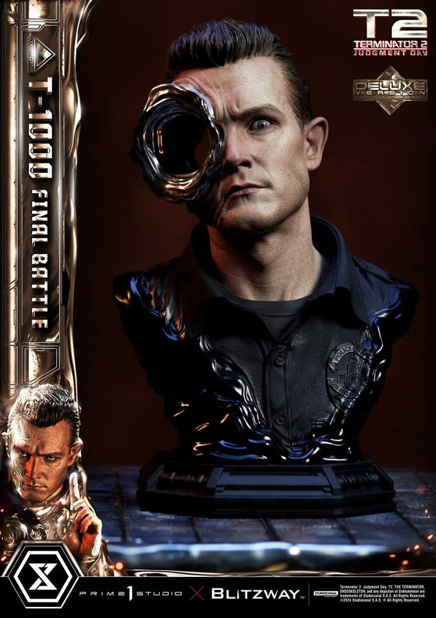 T-1000 (Deluxe Bonus Version) Terminator 2: Judgment Day – Prime1Studio – ActionFigure Brasil