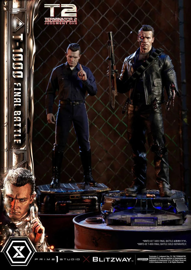 T-1000 (Deluxe Bonus Version) Terminator 2: Judgment Day – Prime1Studio – ActionFigure Brasil