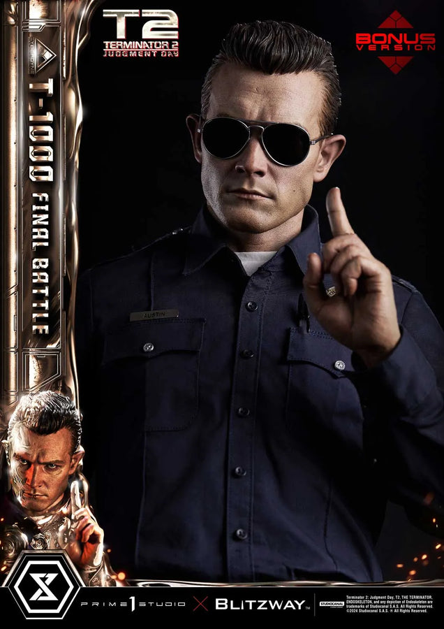 T-1000 (Deluxe Bonus Version) Terminator 2: Judgment Day – Prime1Studio – ActionFigure Brasil