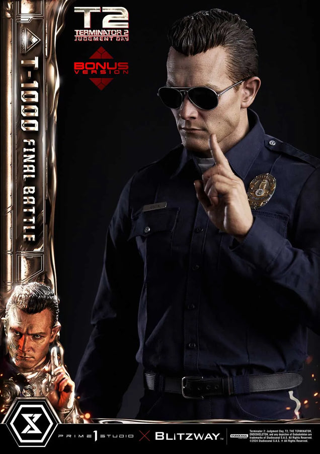 T-1000 (Deluxe Bonus Version) Terminator 2: Judgment Day – Prime1Studio – ActionFigure Brasil
