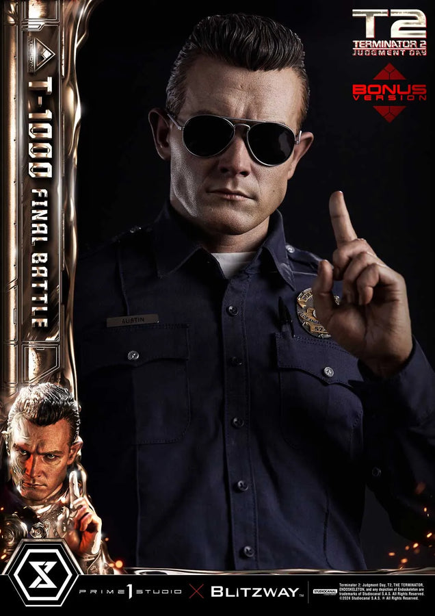T-1000 (Deluxe Bonus Version) Terminator 2: Judgment Day – Prime1Studio – ActionFigure Brasil