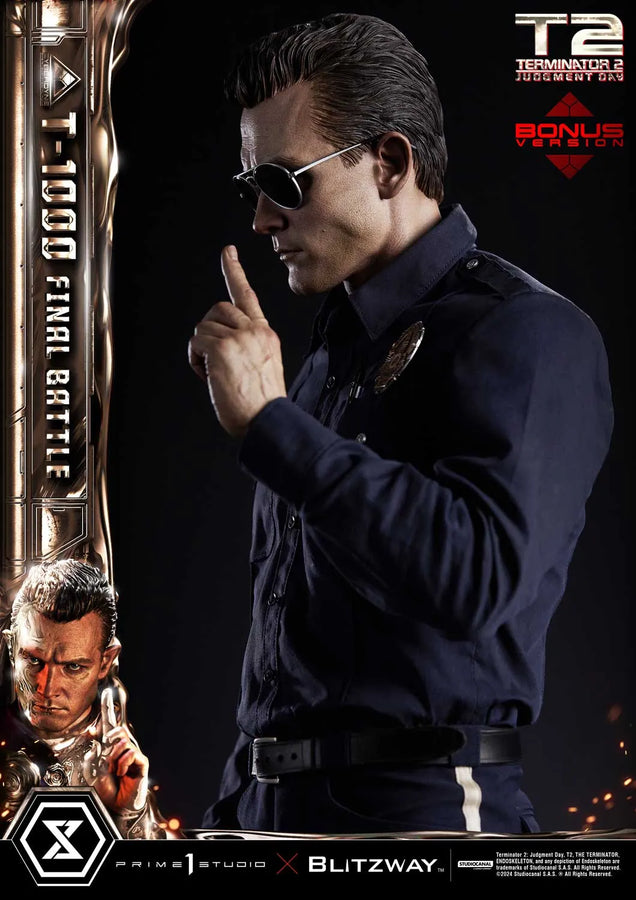 T-1000 (Deluxe Bonus Version) Terminator 2: Judgment Day – Prime1Studio – ActionFigure Brasil