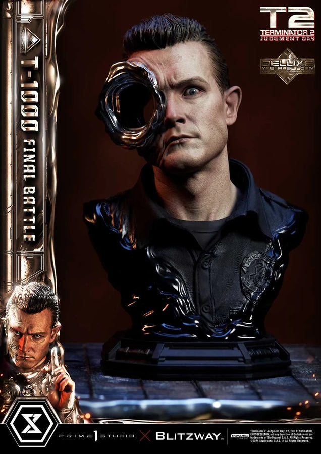 T-1000 (Deluxe Version) Terminator 2: Judgment Day – Prime1Studio – ActionFigure Brasil