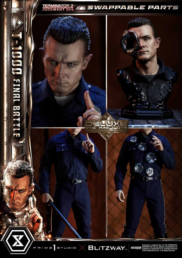 T-1000 (Deluxe Version) Terminator 2: Judgment Day – Prime1Studio – ActionFigure Brasil