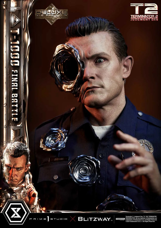 T-1000 (Deluxe Version) Terminator 2: Judgment Day – Prime1Studio – ActionFigure Brasil