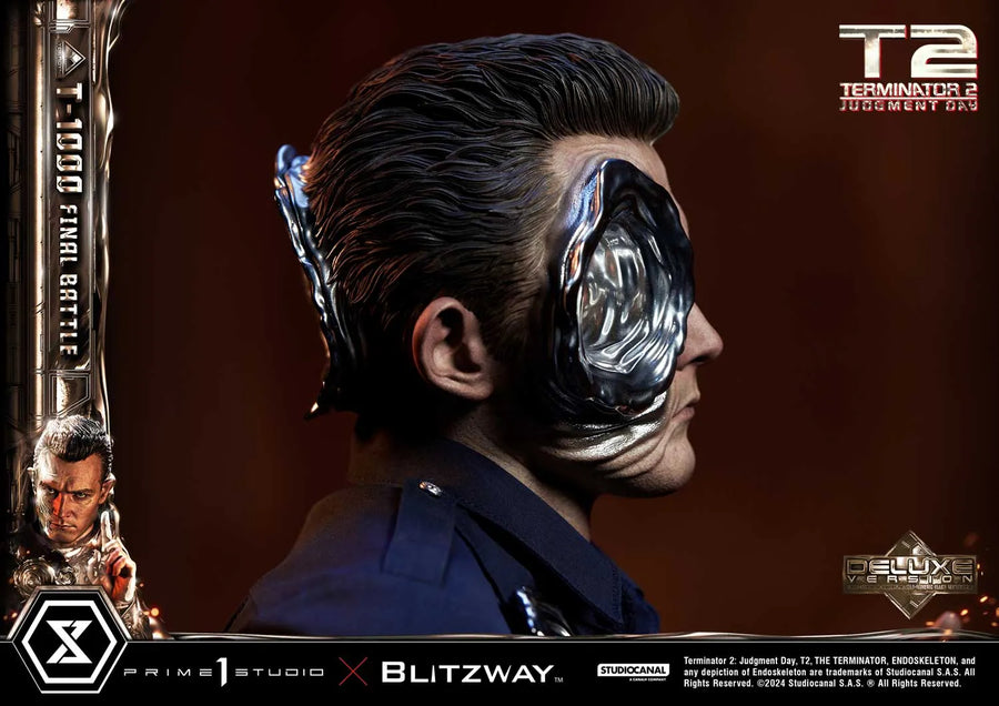 T-1000 (Deluxe Version) Terminator 2: Judgment Day – Prime1Studio – ActionFigure Brasil