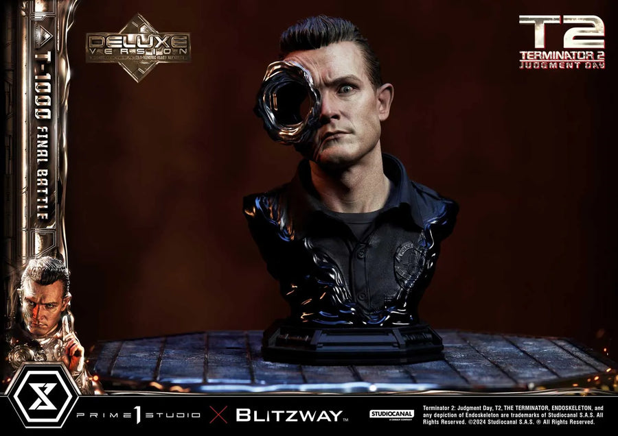 T-1000 (Deluxe Version) Terminator 2: Judgment Day – Prime1Studio – ActionFigure Brasil