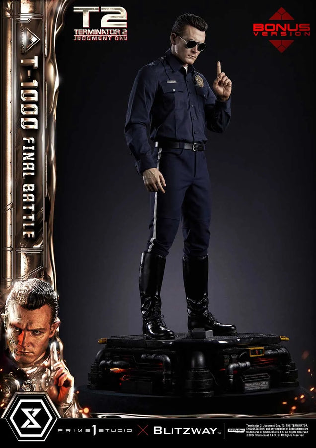 T-1000 Final Battle (Deluxe Bonus Version) - LIMITED EDITION: 80 (Deluxe Bonus Version) – Prime 1 Studio – ActionFigure Brasil
