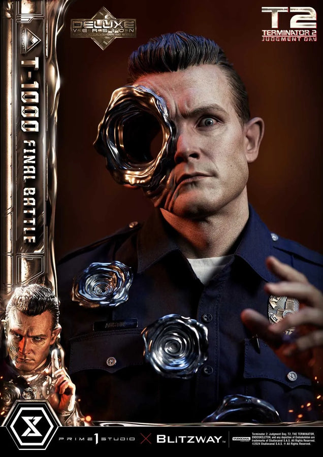 T-1000 Final Battle (Deluxe Bonus Version) - LIMITED EDITION: 80 (Deluxe Bonus Version) – Prime 1 Studio – ActionFigure Brasil