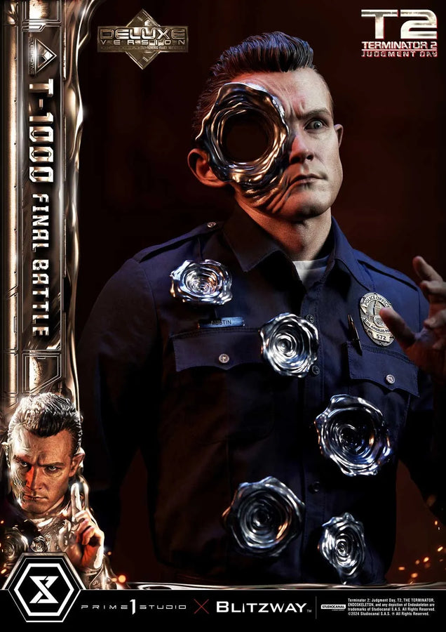 T-1000 Final Battle (Deluxe Bonus Version) - LIMITED EDITION: 80 (Deluxe Bonus Version) – Prime 1 Studio – ActionFigure Brasil