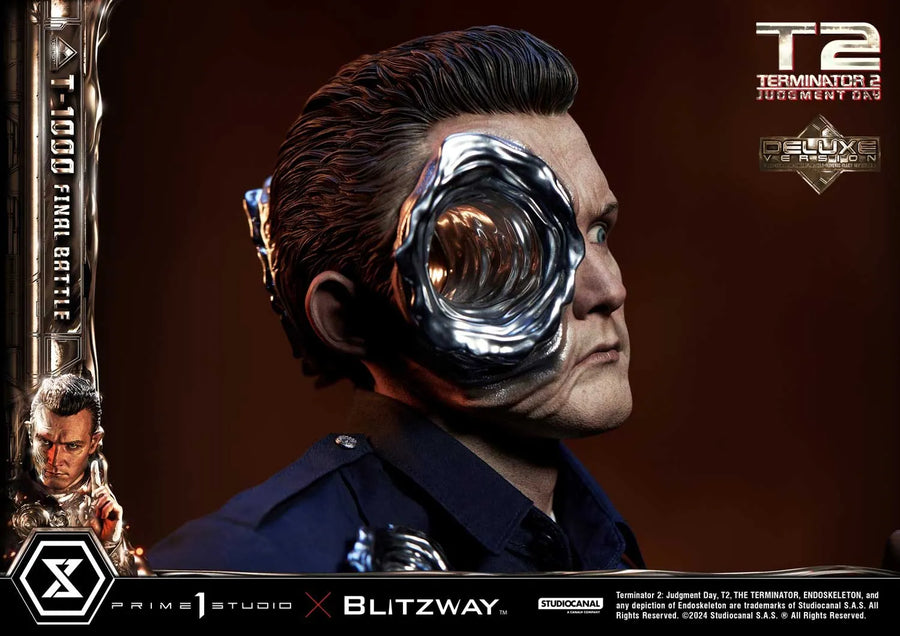 T-1000 Final Battle (Deluxe Bonus Version) - LIMITED EDITION: 80 (Deluxe Bonus Version) – Prime 1 Studio – ActionFigure Brasil
