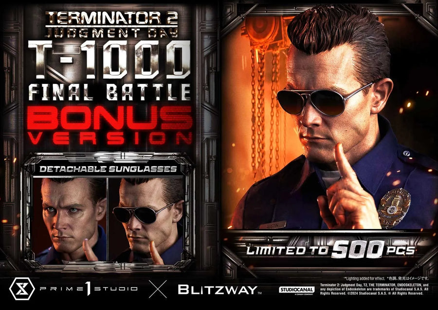 T-1000 Final Battle (Deluxe Bonus Version) - LIMITED EDITION: 80 (Deluxe Bonus Version) – Prime 1 Studio – ActionFigure Brasil