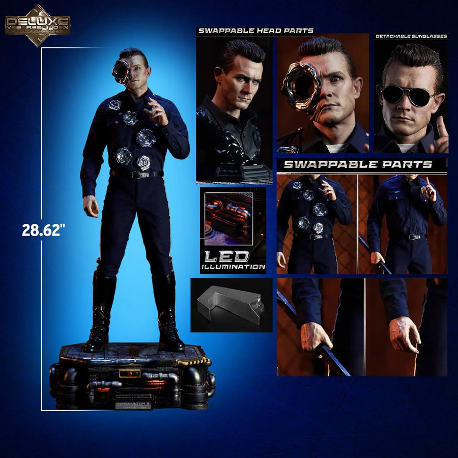 T-1000 Final Battle (Deluxe Bonus Version) - LIMITED EDITION: 80 (Deluxe Bonus Version) – Prime 1 Studio – ActionFigure Brasil