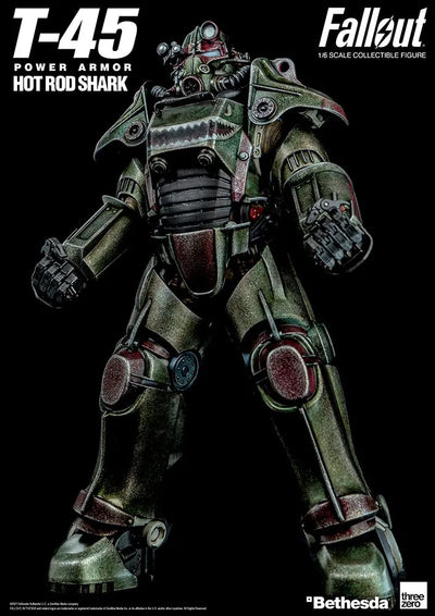 T-45 Hot Rod Shark Armor Pack – Threezero – ActionFigure Brasil
