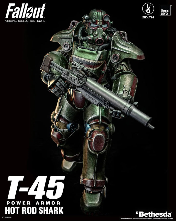 T-45 Hot Rod Shark Power Armor – Threezero – ActionFigure Brasil