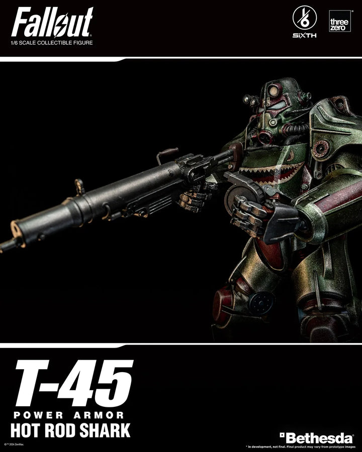 T-45 Hot Rod Shark Power Armor – Threezero – ActionFigure Brasil