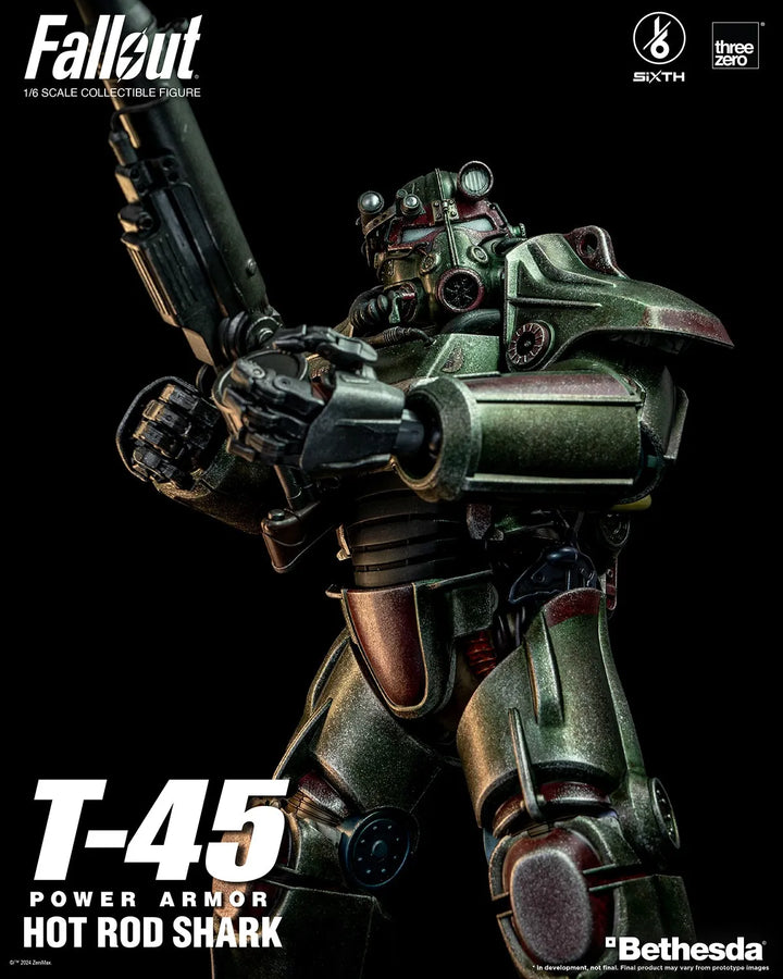 T-45 Hot Rod Shark Power Armor – Threezero – ActionFigure Brasil