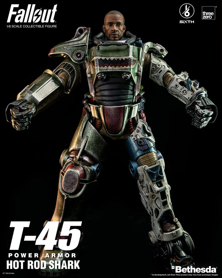 T-45 Hot Rod Shark Power Armor – Threezero – ActionFigure Brasil