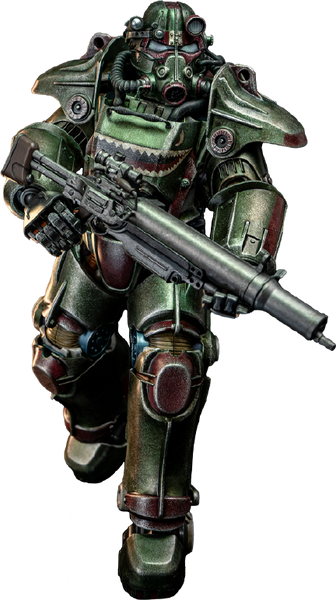 T-45 Hot Rod Shark Power Armor – Threezero – ActionFigure Brasil — ambientada