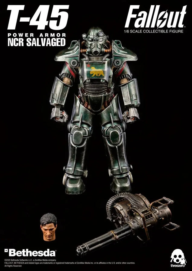 T-45 NCR Salvaged Power Armor – Threezero – ActionFigure Brasil