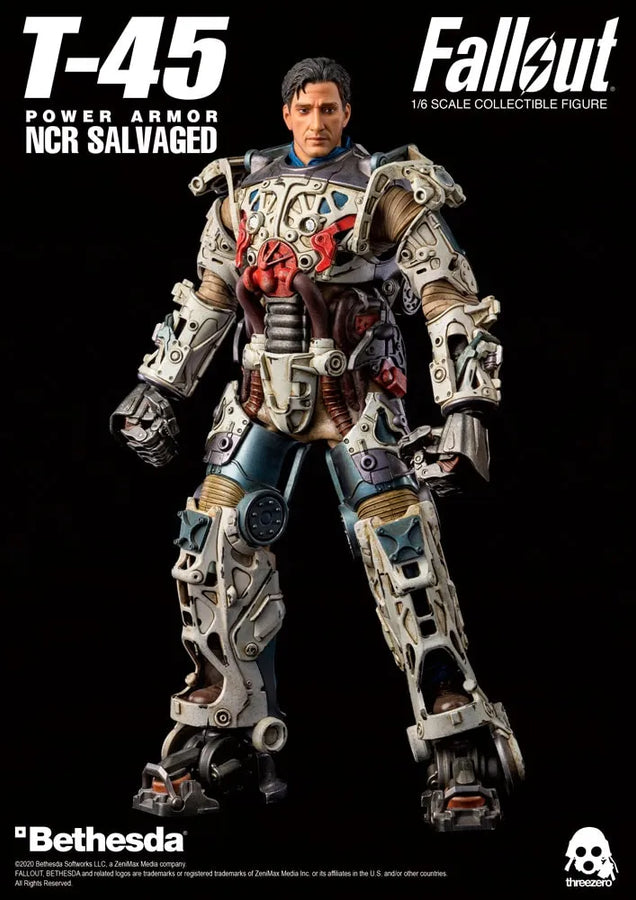 T-45 NCR Salvaged Power Armor – Threezero – ActionFigure Brasil