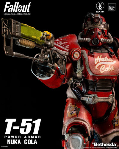 T-51 Nuka Cola Power Armor – Threezero – ActionFigure Brasil — close