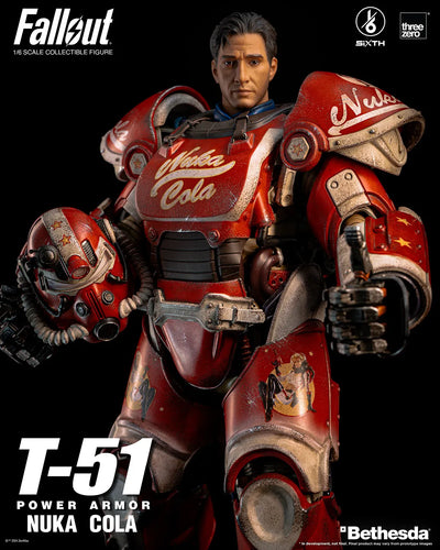 T-51 Nuka Cola Power Armor – Threezero – ActionFigure Brasil — acessórios