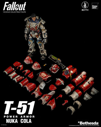 T-51 Nuka Cola Power Armor – Threezero – ActionFigure Brasil — ângulo diferente