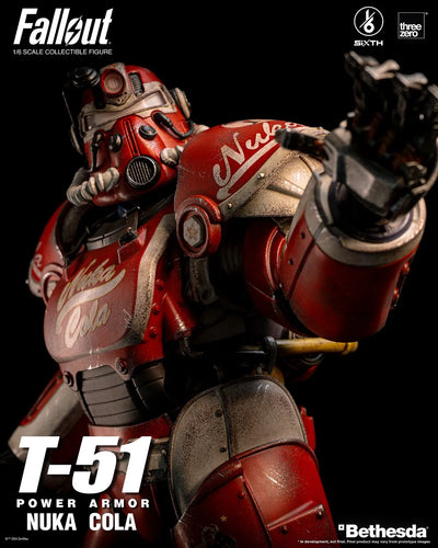 T-51 Nuka Cola Power Armor – Threezero – ActionFigure Brasil — acessórios