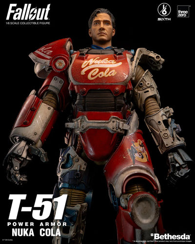 T-51 Nuka Cola Power Armor – Threezero – ActionFigure Brasil — ângulo diferente
