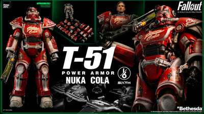 T-51 Nuka Cola Power Armor – Threezero – ActionFigure Brasil — ambientada