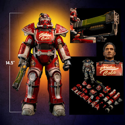 T-51 Nuka Cola Power Armor – Threezero – ActionFigure Brasil — iluminação de estúdio