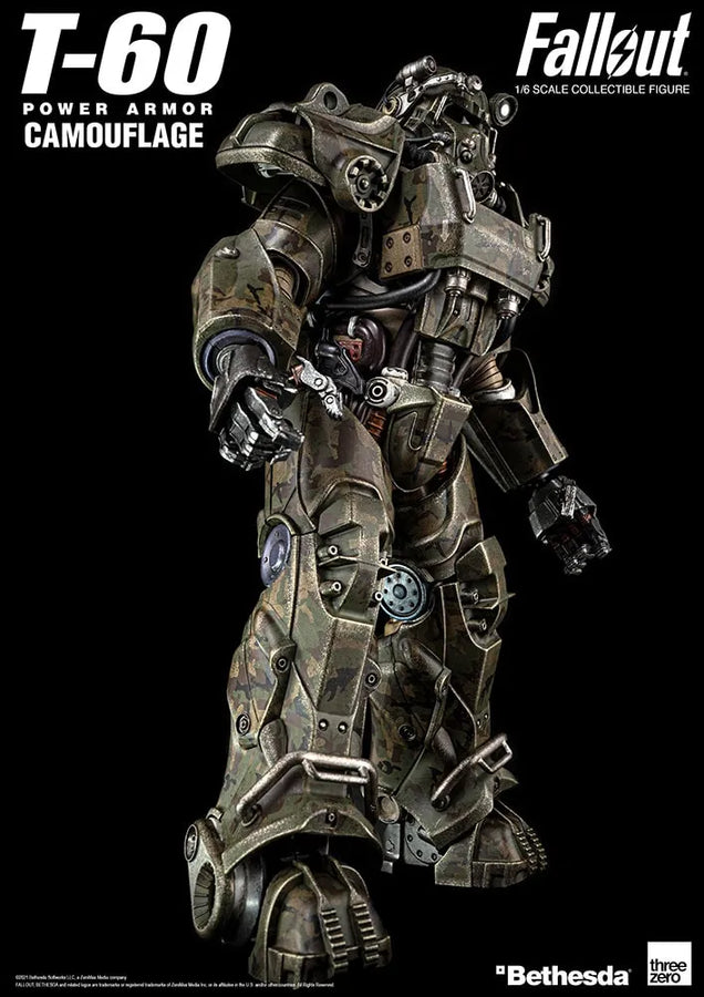 T-60 Camouflage Power Armor – Threezero – ActionFigure Brasil