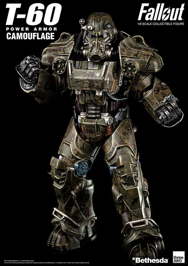 T-60 Camouflage Power Armor – Threezero – ActionFigure Brasil