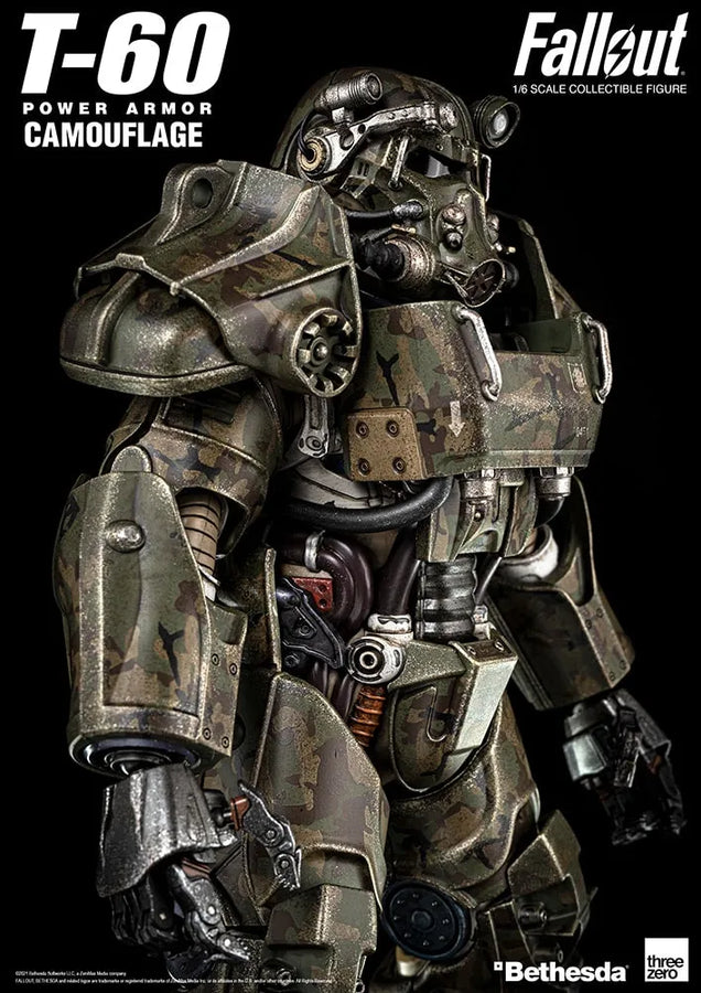 T-60 Camouflage Power Armor – Threezero – ActionFigure Brasil