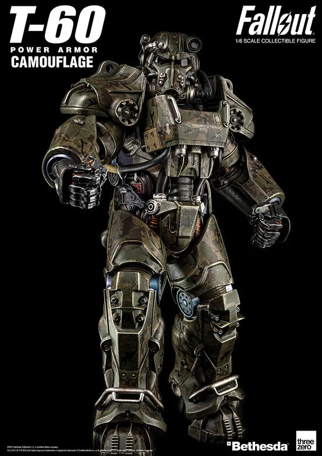 T-60 Camouflage Power Armor – Threezero – ActionFigure Brasil