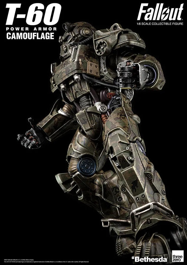 T-60 Camouflage Power Armor – Threezero – ActionFigure Brasil
