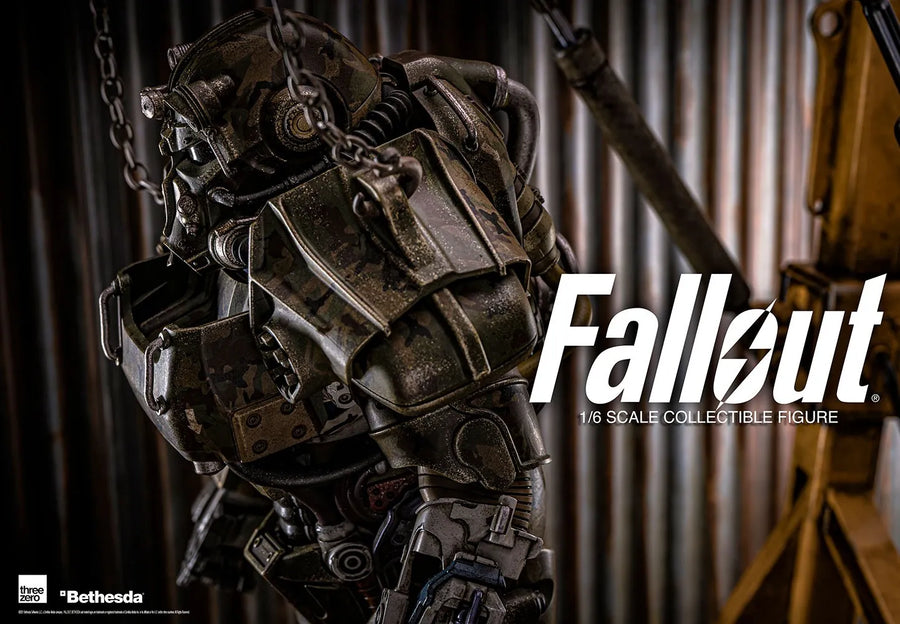 T-60 Camouflage Power Armor – Threezero – ActionFigure Brasil