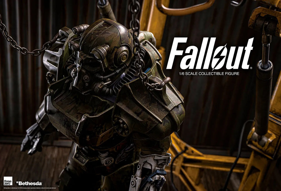 T-60 Camouflage Power Armor – Threezero – ActionFigure Brasil