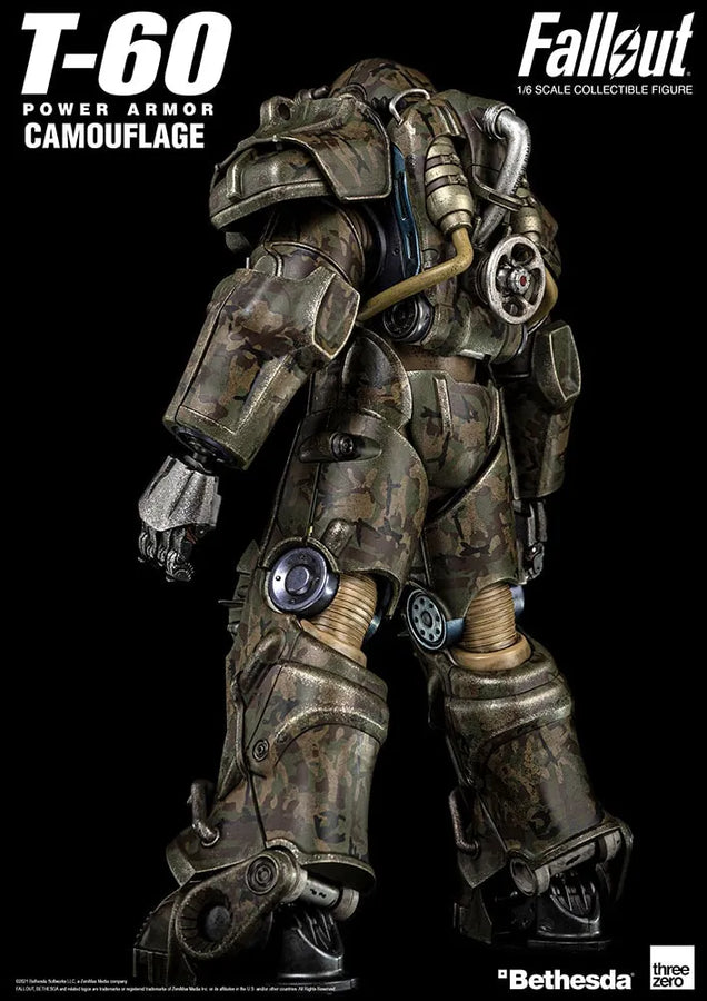 T-60 Camouflage Power Armor – Threezero – ActionFigure Brasil
